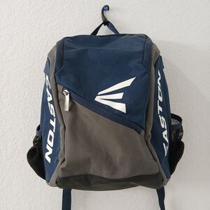 EASTON Game Ready YOUTH Backpack Baseball Softball Blue Gray Athletic #P3